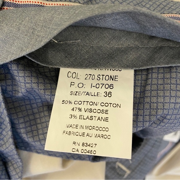 Ballin || Mansfield Relaxed Fit Chinos Khakis Pants Stone Tan 36 NWT - Picture 8 of 10